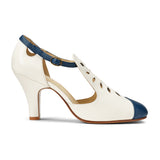 PRE-ORDER Sylvie Vintage Shoes (Blue/Ivory)
