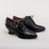 Londoner Edwardian Oxfords Wide (Black)