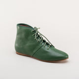 Emma Regency Leather Boots (Green)
