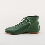Emma Regency Leather Boots (Green)